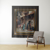 Femmes Arabes Devant Une Porte Wandteppich (Beispiel)