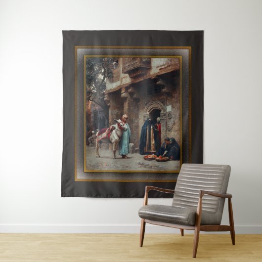 Femmes Arabes Devant Une Porte Wandteppich (Beispiel)