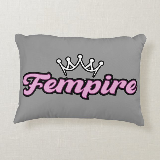 FEMPIRE-Logo - Empowerment Dekokissen (Rückseite)