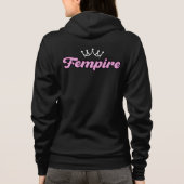 FEMPIRE Logo Front & Back Pink Hoodie (Rückseite)