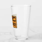Femshandel unterbrechen Zeichen Orange Glas (Links)