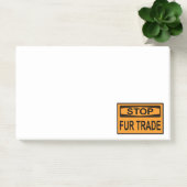 Femshandel unterbrechen Zeichen Orange Post-it Klebezettel (Büro)