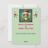 Fen-Dweller | Niedlich Tree Frog Weihnachten (Rückseite)