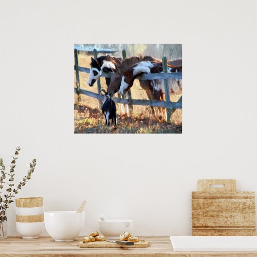 Fence Friends Poster (Küche)