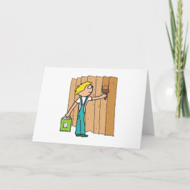 Fence Painting Karte