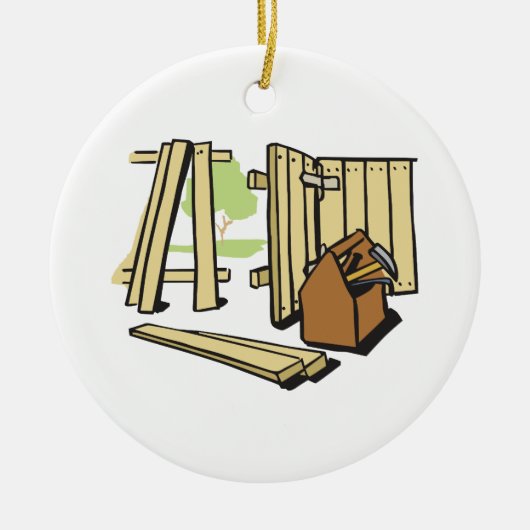 FENCE REPAIR KERAMIKORNAMENT (Vorne)