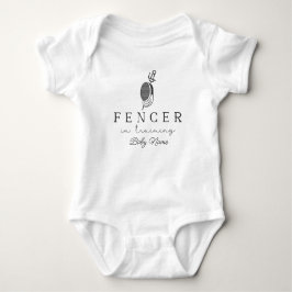 Fencer Baby - Fencer in Training - Fencing Strampler