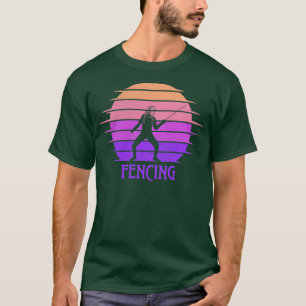 Fencer Epee Schwerter Girls Fencing T-Shirt