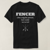 Fencer Funny Definition T-Shirt (Design vorne)