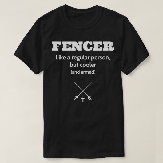 Fencer Funny Definition T-Shirt (Design vorne)