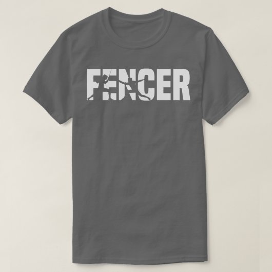 Fencer white T-Shirt (Design vorne)