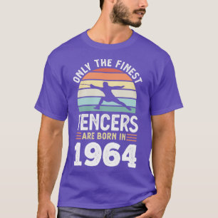 Fencers geboren 1964 60. Geburtstagsfencing T-Shirt