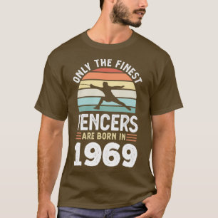 Fencers geboren 1969 60. Geburtstag Fencing Gesche T-Shirt