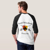 Fencing 3/4 Shirt (Schwarz voll)