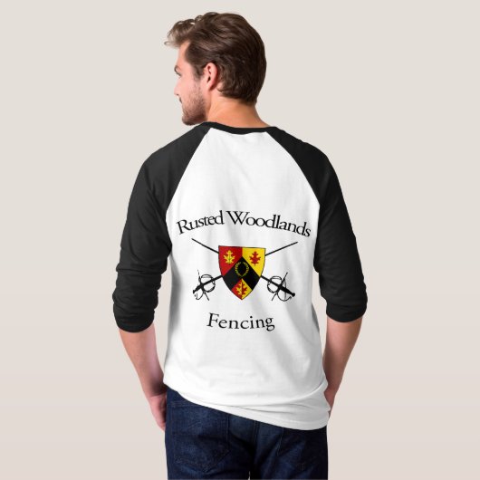 Fencing 3/4 Shirt (Schwarz voll)