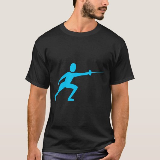 Fencing-Abbildung: Sky Blue T-Shirt (Vorderseite)