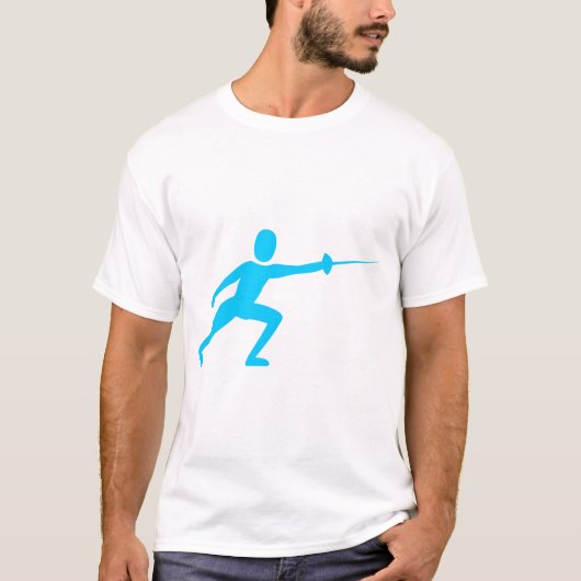 Fencing-Abbildung: Sky Blue T-Shirt (Vorderseite)