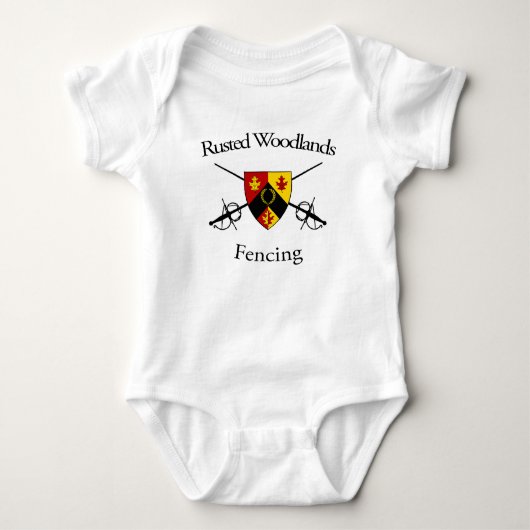 Fencing Baby Baby Strampler (Vorderseite)