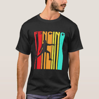 Fencing Combat Sports Survival Skill Sports Vintag T-Shirt