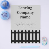 Fencing Company Business Flyer (Einzeln)