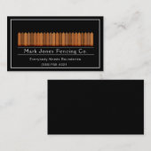 Fencing Company Service Visitenkarte (Vorne/Hinten)