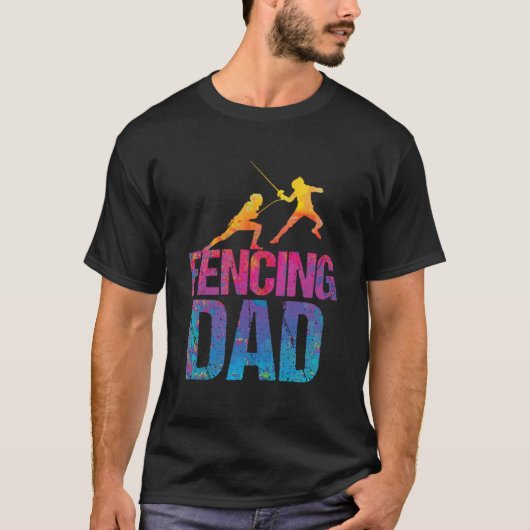 Fencing dad Sword Fencer 2 T-Shirt (Vorderseite)
