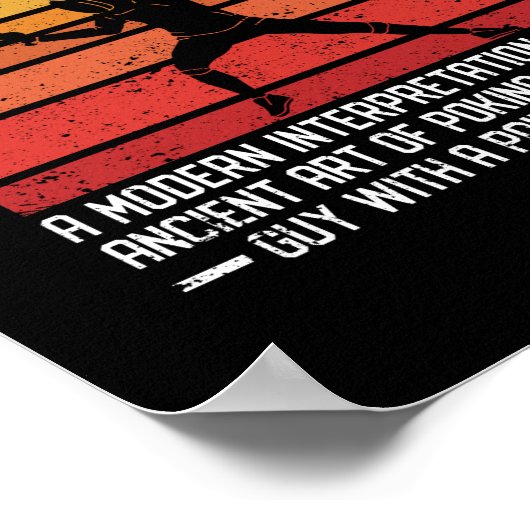 Fencing Definition Diktaphone Fender lustig Poster (Ecke)