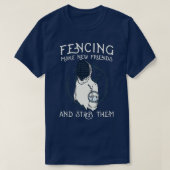 Fencing Fencer T-Shirt (Design vorne)