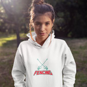 Fencing Finesse Fiesta Hoodie
