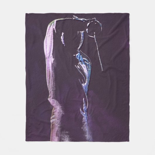 Fencing Fleece Blanket (Vorderseite)