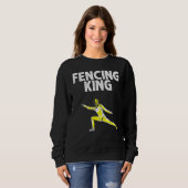 Fencing For Fencer Men Grandpa Fencing Sweatshirt (Vorne ganz)