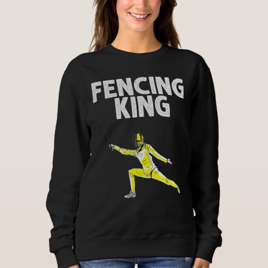 Fencing For Fencer Men Grandpa Fencing Sweatshirt (Vorderseite)