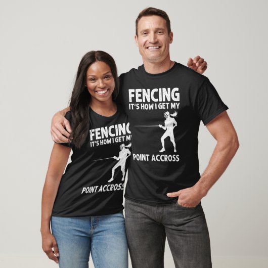 Fencing For Men Women Fencer Sword Sports T-Shirt (Unisex)