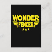 Fencing Gift I Always Win All Begleitkarte (Vorderseite)