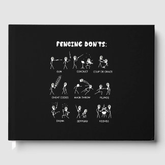 Fencing Gift I Always Win All Gästebuch