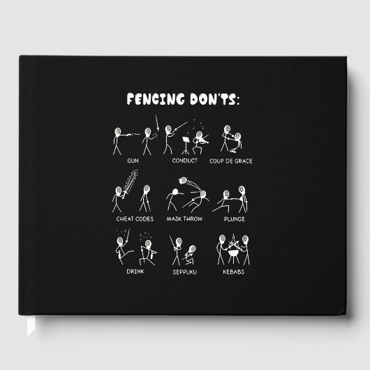 Fencing Gift I Always Win All Gästebuch (Vorderseite)