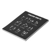 Fencing Gift I Always Win All Notizblock (Rotiert)