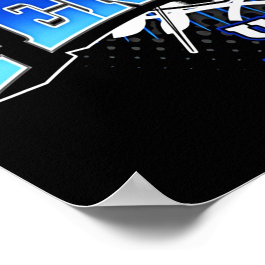 Fencing Gift I Always Win All Poster (Ecke)