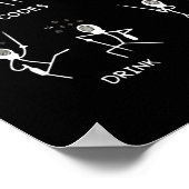 Fencing Gift I Always Win All Poster (Ecke)