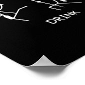 Fencing Gift I Always Win All Poster (Ecke)