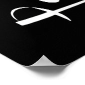 Fencing Gift I Always Win All Poster (Ecke)