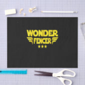 Fencing Gift I Always Win All Seidenpapier (Handwerk)