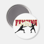 Fencing-Match Magnet (Vorderseite/Rückseite)