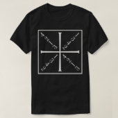 Fencing Meyerx27S Square Hema German Longsword T-Shirt (Design vorne)