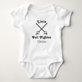 Fencing Pregnancy Announcement Little Foil Fighter Baby Strampler