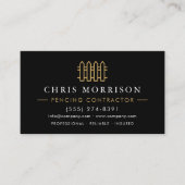 Fencing Residential and Commercial QR Code Visitenkarte (Vorderseite)