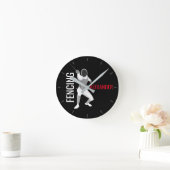 Fencing Runde Wanduhr (Zuhause)