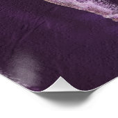 Fencing Silhouette Glossage Poster (Ecke)