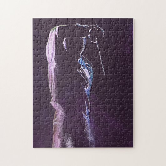 Fencing-Silhouette-Puzzle Puzzle (Vertikal)