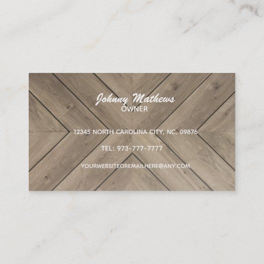 Fencing Slogans Business Cards Visitenkarte (Rückseite)